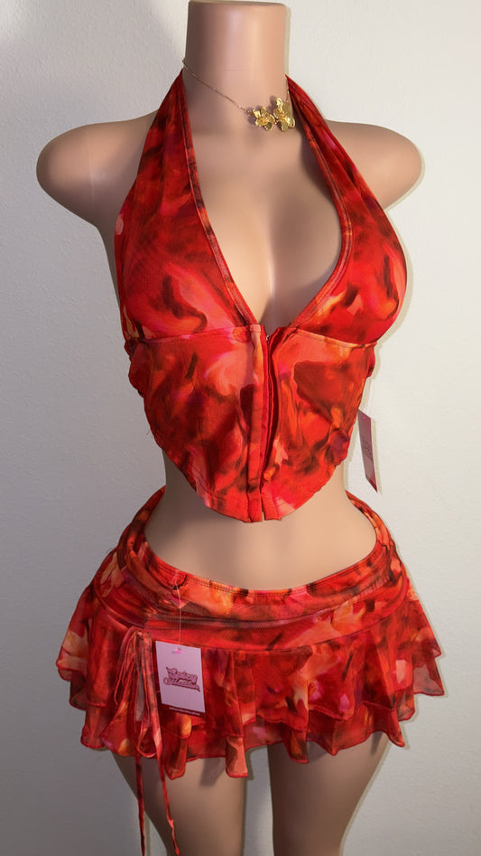 Sunset skirt set