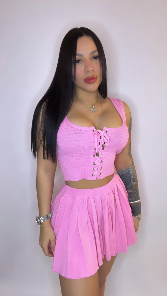 Kitty skirt set