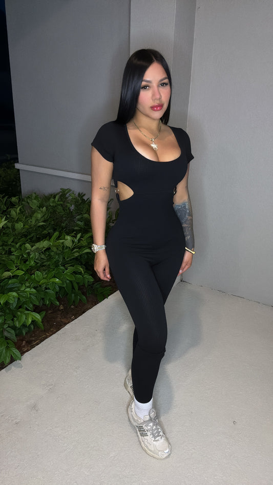 Comfy black jumpsuit